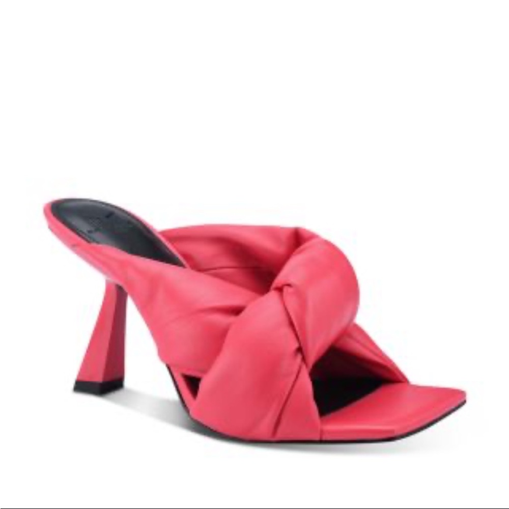 Marc Fisher Women's Dellian Knotted Strap Slip On Sandals